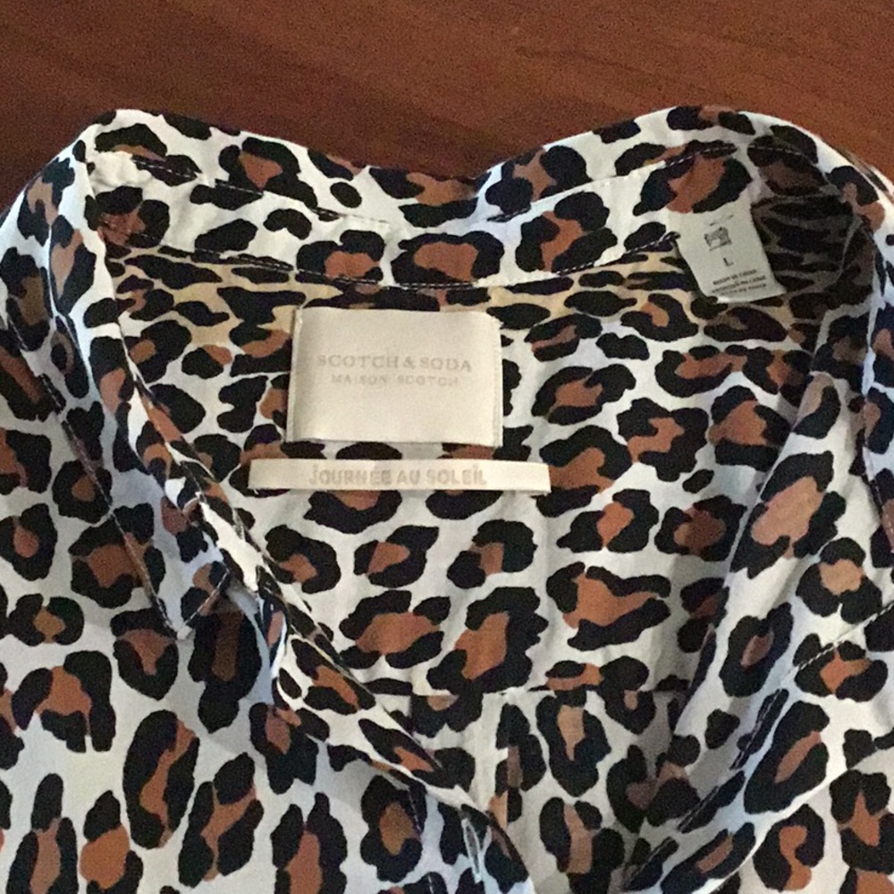 Scotch & Soda animal print blouse